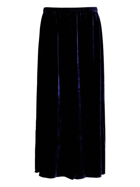  Eileen Fisher Velvet Maxi Skirt - Blue 