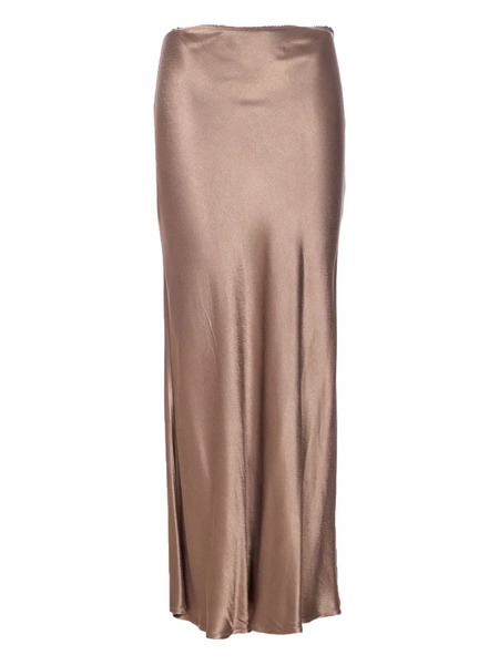  Ele Flared Fitted Skirt - Brown 