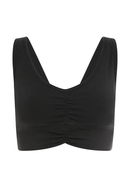  Electric & Rose Cropped Top - Black 