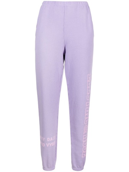  Electric & Rose Siesta Logo-print Track Pants - Purple 