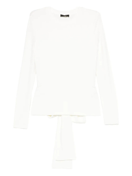  Eleh Bow-embellished Jumper - White 
