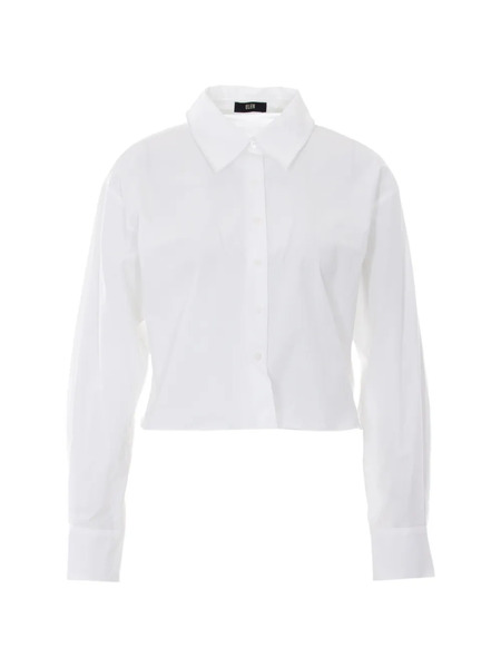  Eleh Button Crewneck Shirt - White 