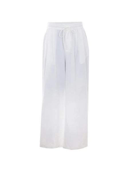  Eleh Drawstring Wide-leg Trousers - White 