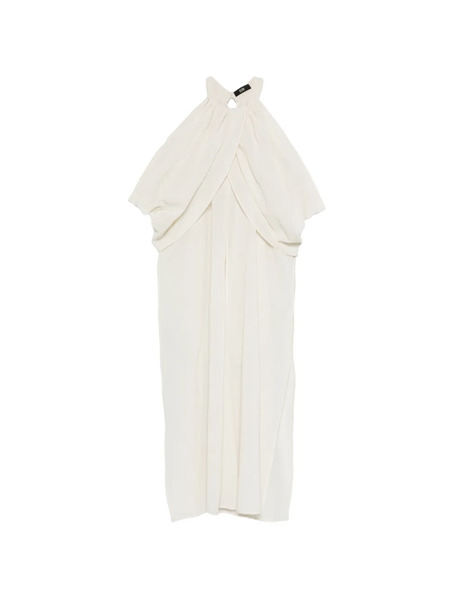  Eleh Halterneck Draped Top - Neutrals 