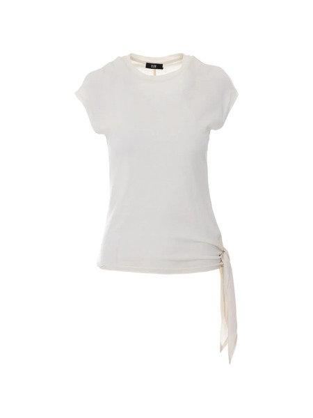  Eleh Knot-detail T-shirt - Neutrals 