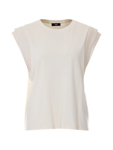  Eleh Satin Detail Panna Top - Neutrals 