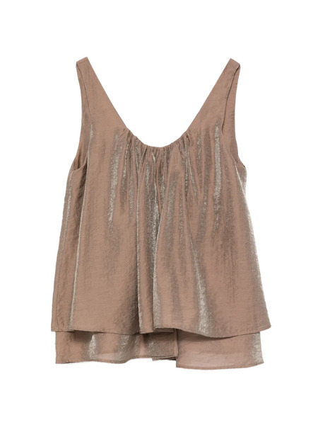  Eleh Sleeveless Top - Brown 