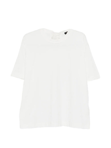  Eleh Tie-detail T-shirt - White 