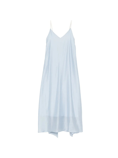  Eleh V-neck Maxi Dress - Blue 