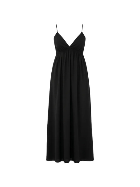  Eleh V-neck Midi Dress - Black 