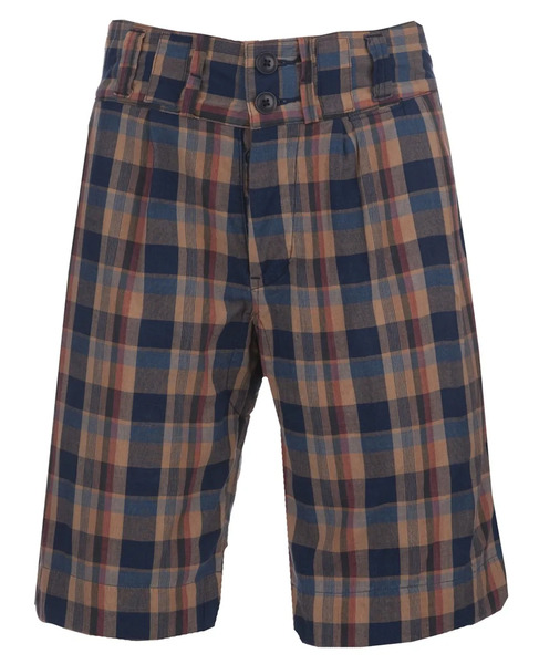  Element By Nigel Cabourn 'madras' Shorts - Blue 