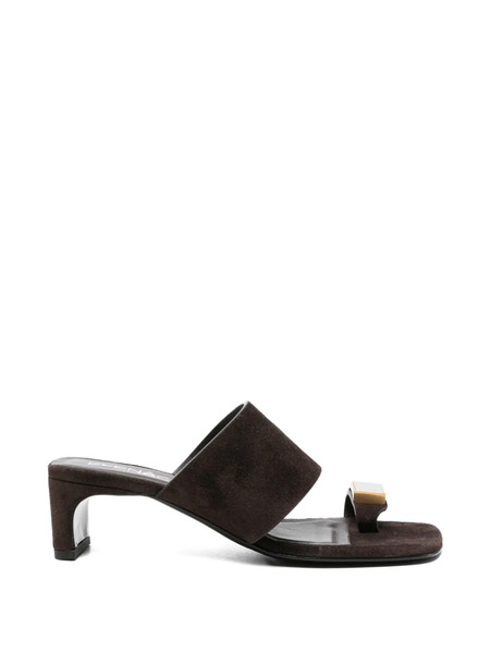  Elena Iachi Toe-ring Sandals - Brown 