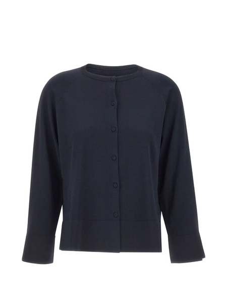 Elena Miro` Buttoned Cardigan - Blue 