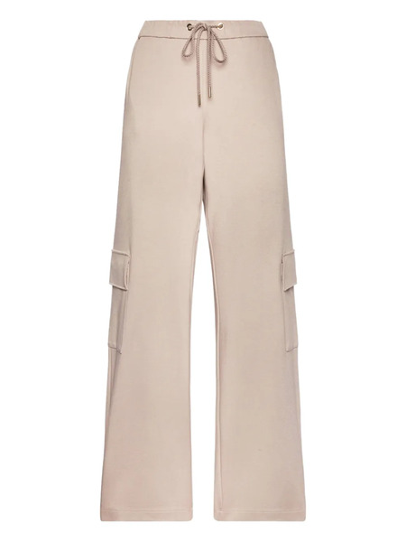  Elena Miro` Drawstring Pocket Trousers - Neutrals 