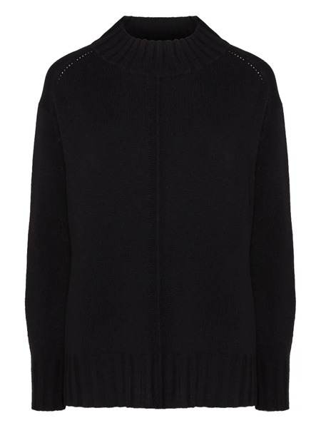  Elena Miro` High Neck Knitwear - Black 