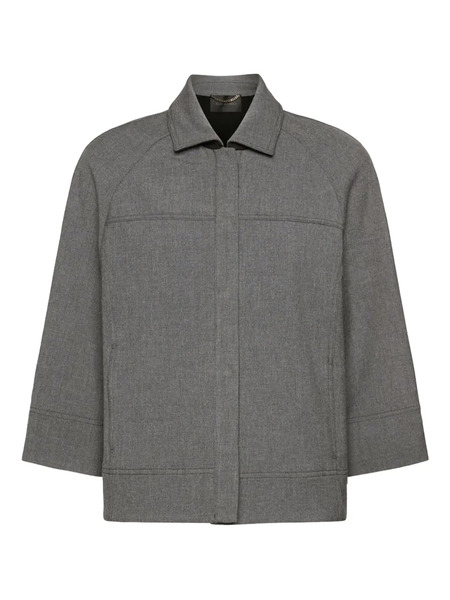  Elena Miro` Panelled Jacket - Grey 