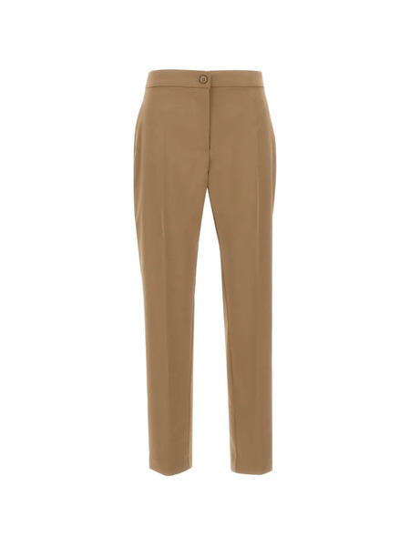  Elena Miro` Pressed-crease Trousers - Neutrals 