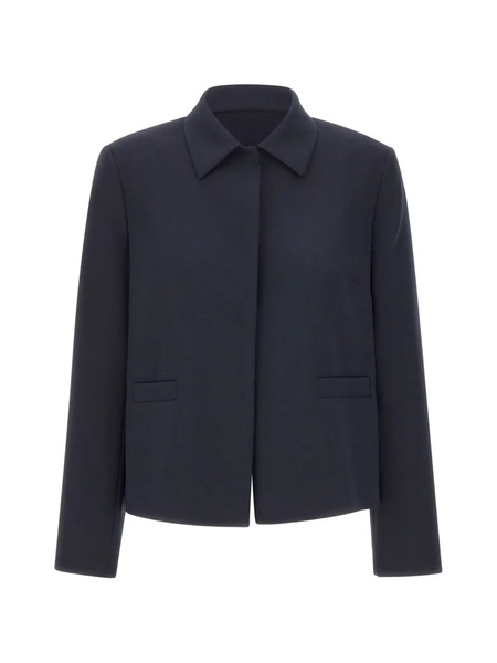  Elena Miro` Tailored Pocket Jacket - Blue 