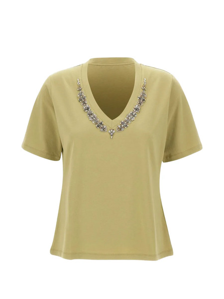  Elena Miro` V-neck T-shirt - Green 