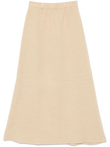  Elena Velez Cozy Midi Skirt - Neutrals 