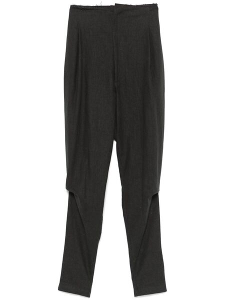  Elena Velez Crepe Trousers - Grey 
