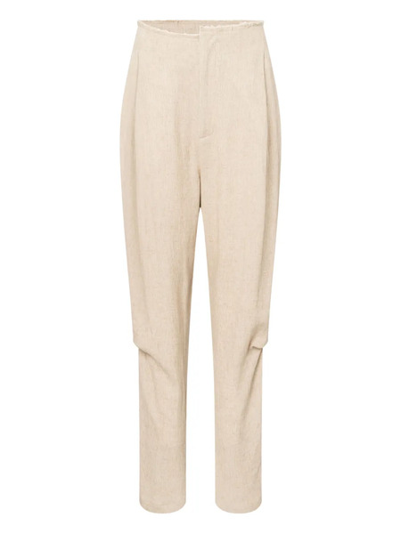  Elena Velez Organic Linen Trousers - Neutrals 