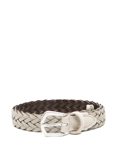  Eleventy Braided Buckle Belt - Neutrals 