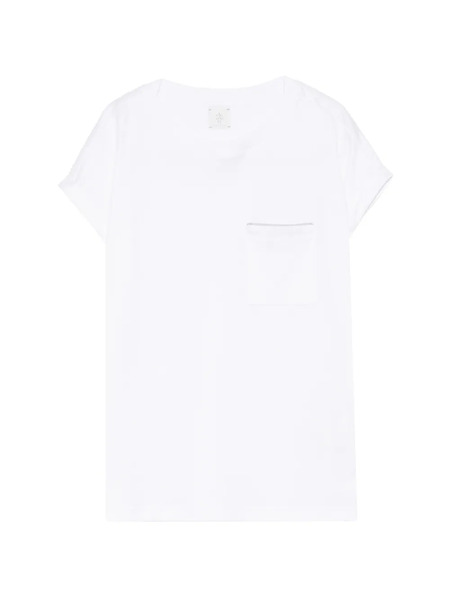  Eleventy Chest-pocket T-shirt - White 