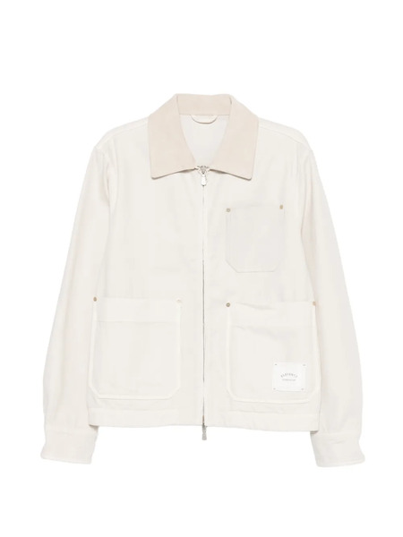  Eleventy Collar Pocket Jacket - Neutrals 