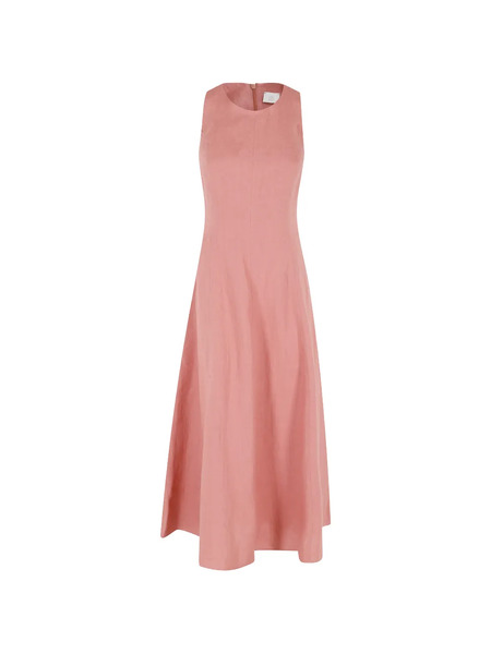  Eleventy Crew-neck Maxi Dress - Pink 