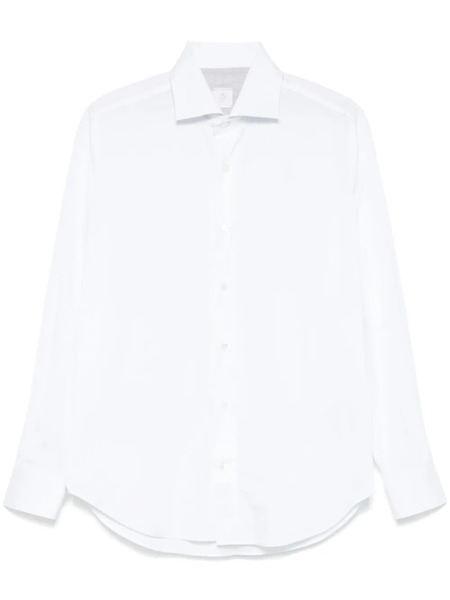  Eleventy Cutaway-collar Shirt - White 