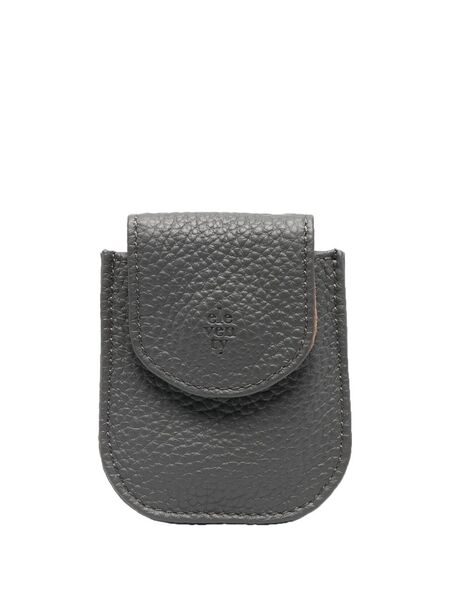  Eleventy Debossed-logo Pouch - Grey 
