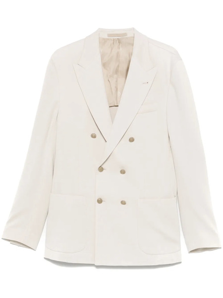  Eleventy Double-breasted Blazer - Neutrals 