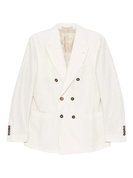  Eleventy Double-breasted Blazer - Neutrals 