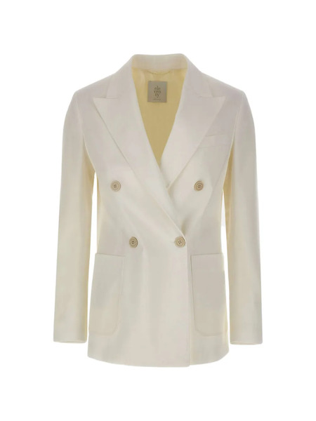 Eleventy Double-breasted Blazer - Neutrals 