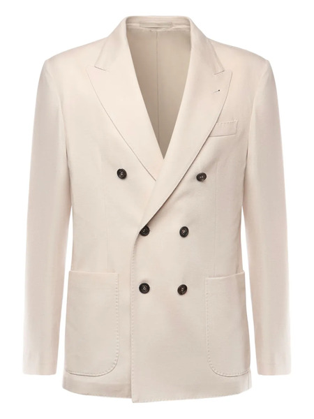  Eleventy Double-breasted Jacket - Neutrals 