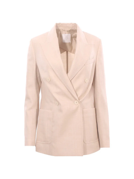  Eleventy Double-breasted Side-pockets Blazer - Neutrals 