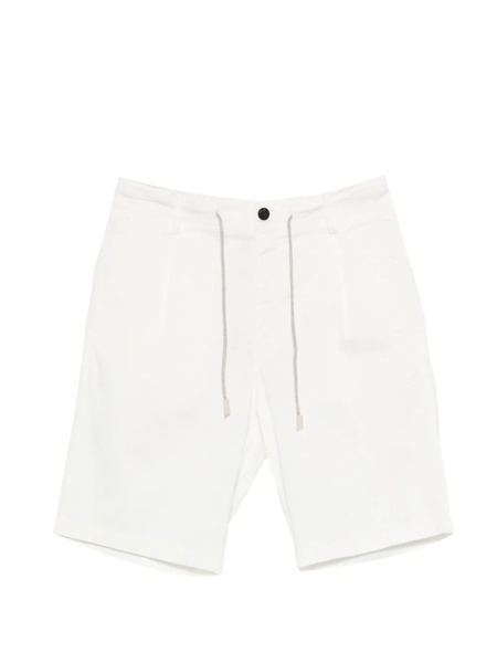  Eleventy Drawstring Bermuda Shorts - White 