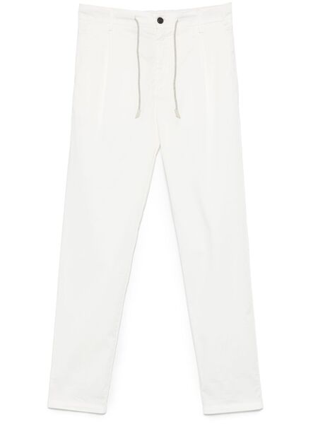  Eleventy Drawstring Trousers - White 