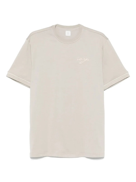  Eleventy Embroidered-logo T-shirt - Green 