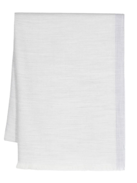  Eleventy Fine Knit Wool Scarf - Grey 