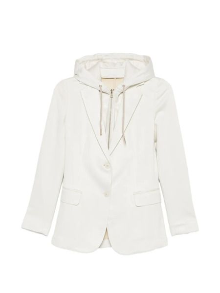  Eleventy Hooded Blazer - Neutrals 