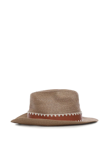 Eleventy Interwoven Sun Hat - Neutrals 