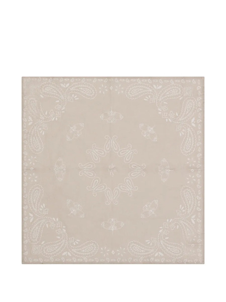  Eleventy Kids Paisley Butterfly Scarf - Neutrals 