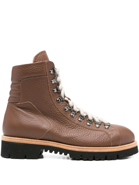  Eleventy Leather Boots - Brown 