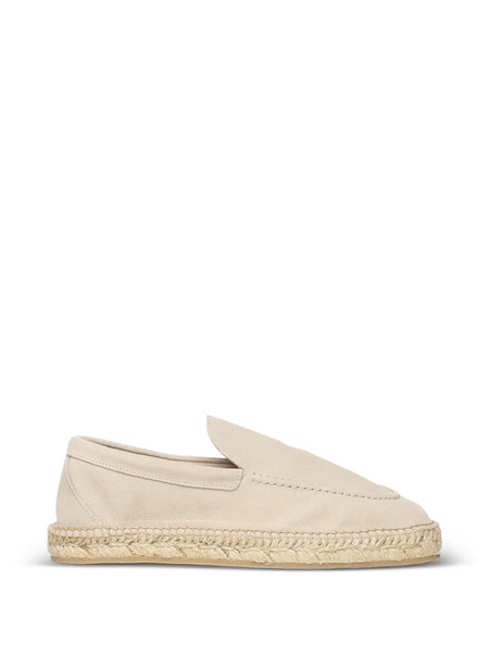  Eleventy Leather Espadrilles - Neutrals 
