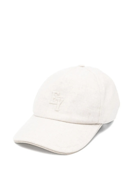  Eleventy Logo-embroidered Baseball Cap - Neutrals 