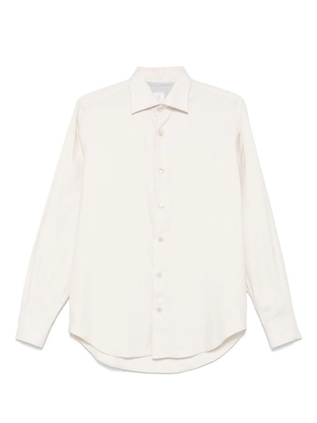  Eleventy Long-sleeve Button-down Shirt - Neutrals 