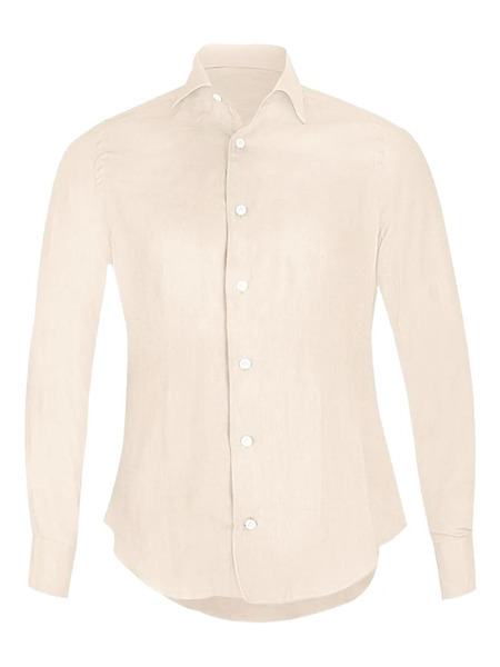  Eleventy Long-sleeve Button-down Shirt - Neutrals 