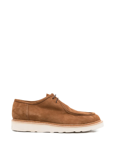  Eleventy Paraboot Suede Derby Shoes - Brown 